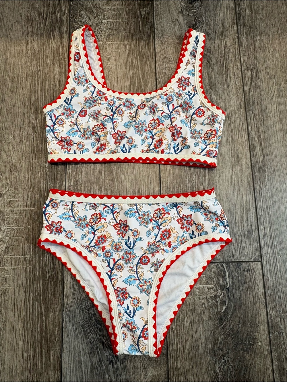 SHEIN Floral Bikini- Size Small